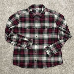 Carhartt Girls Youth Large 12-14 Plaid Long Sleeve Flannel Shirt READ‎